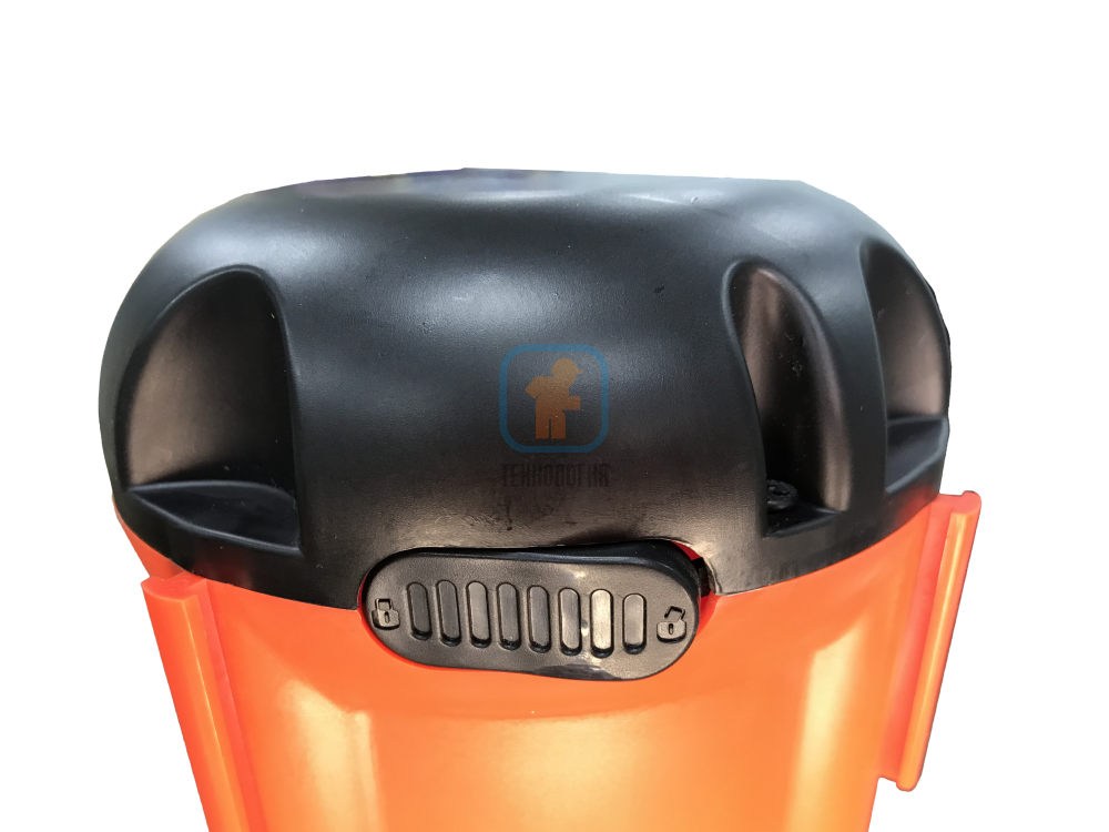 Вытяжная лента для ограждения "Солдатик" тип 3 красно-белая 9м