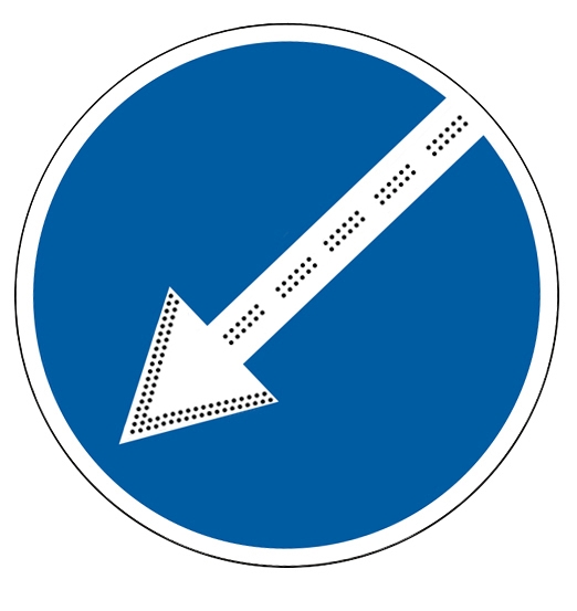 Знак 4.2.1, 4.2.2, 4.2.3 , D 900 фото в интернет-магазине ООО ПК Технология