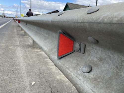 Дорожные катафоты на трассе Р-132