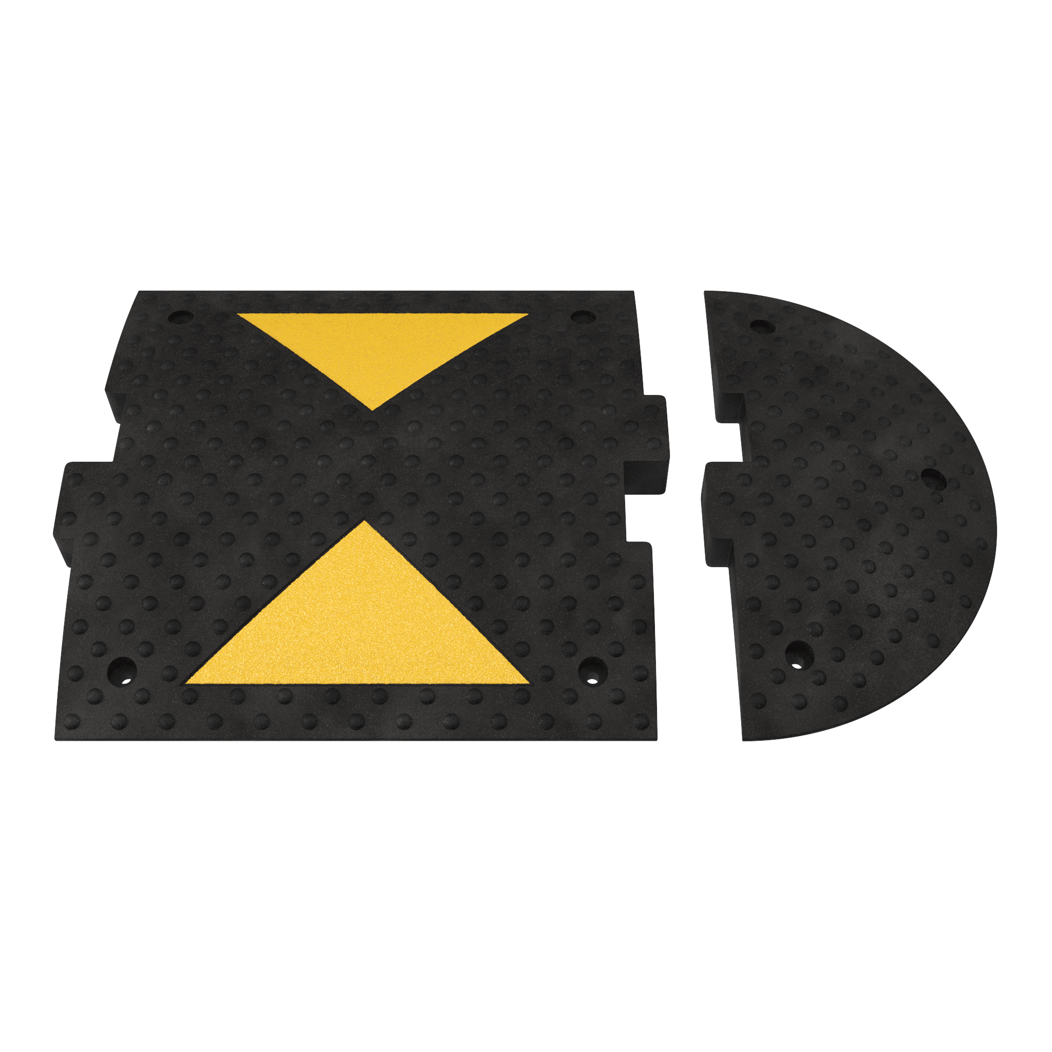 Лежачий полицейский ИДН-500-2 концевой элемент КОМПОЗИТ