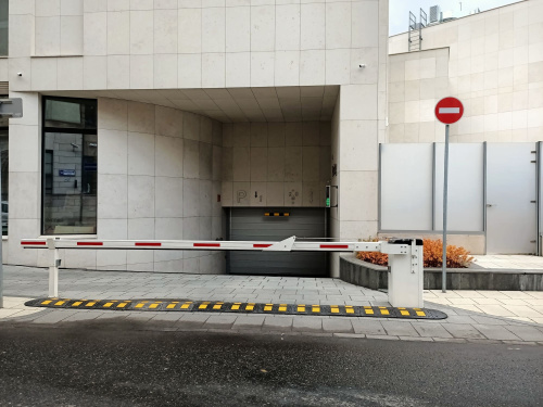 Обустройство въезда в подземный паркинг