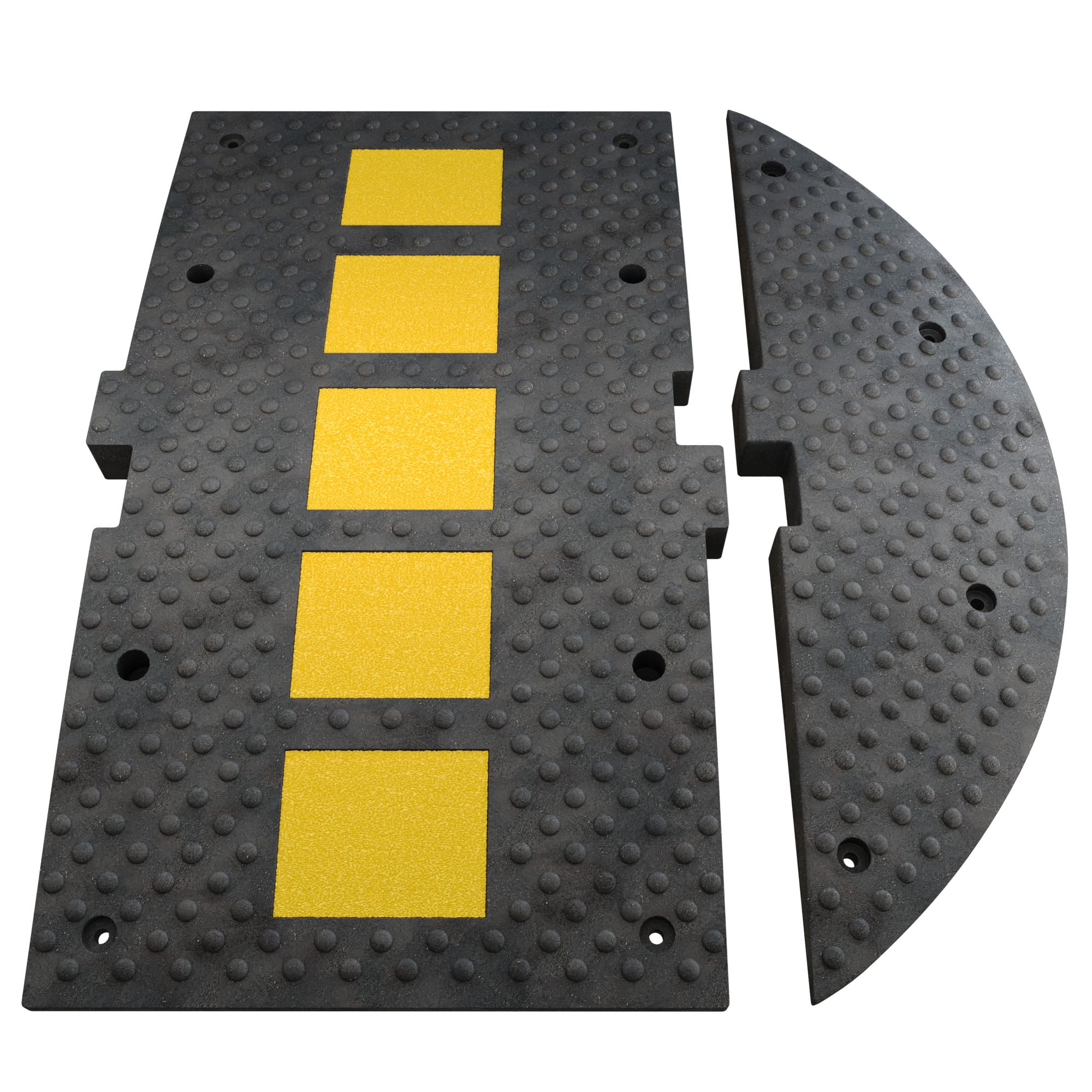 Лежачий полицейский ИДН-900-2 концевой элемент КОМПОЗИТ