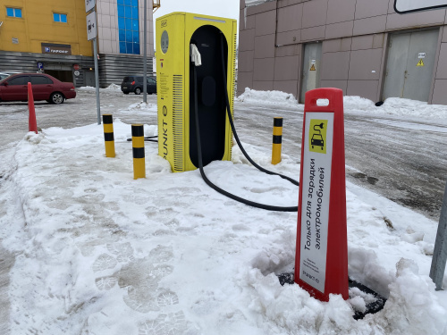 Ограждение «Солдатик» для зоны зарядки электромобилей