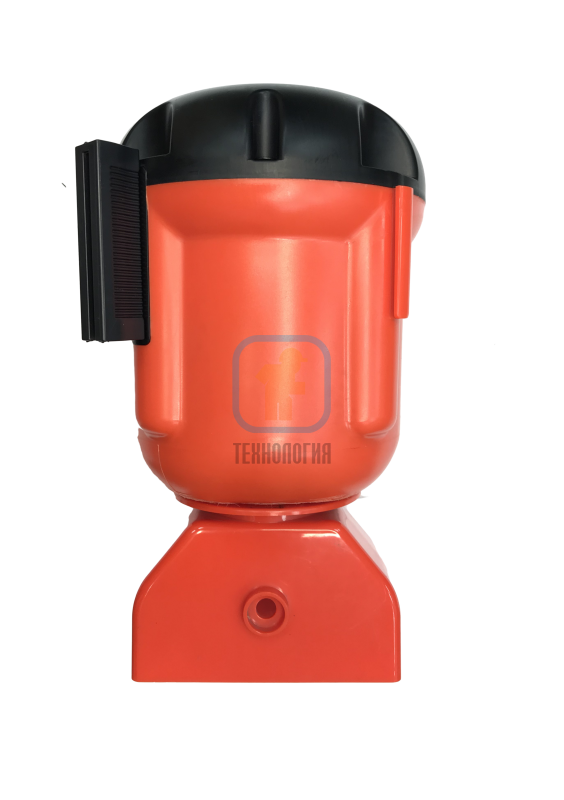 Вытяжная лента для ограждения "Солдатик" тип 3 красно-белая 9м