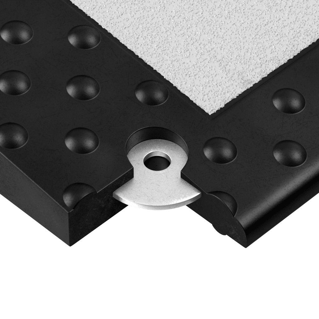 Лежачий полицейский ИДН-900-1 Средний элемент Сотовая структура + Усиленное крепление белый светоотражатель