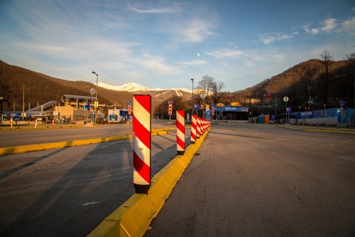 Разделение транспортных потоков. г. Сочи