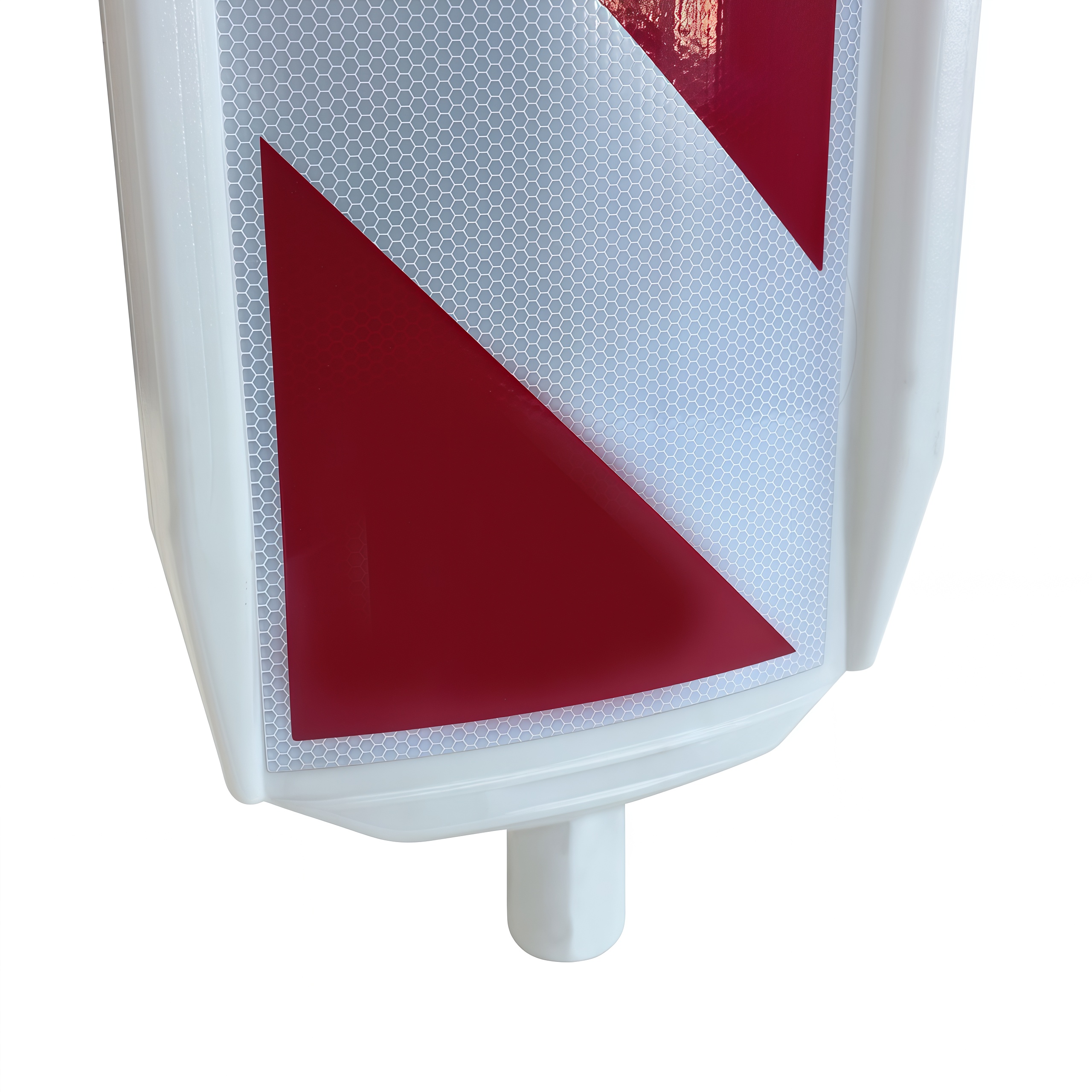 Дорожное ограждение "Солдатик" тип 1 с держателем для фонаря, нога 57х57 В СБОРЕ