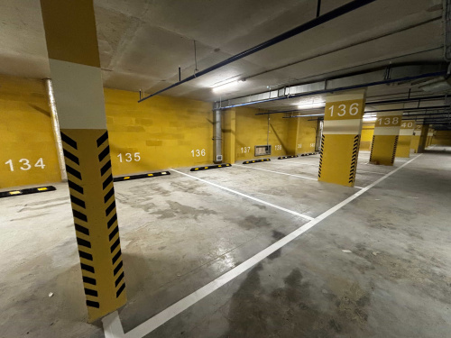 Колесоотбойники для подземной парковки ЖК «Изумрудный бор»