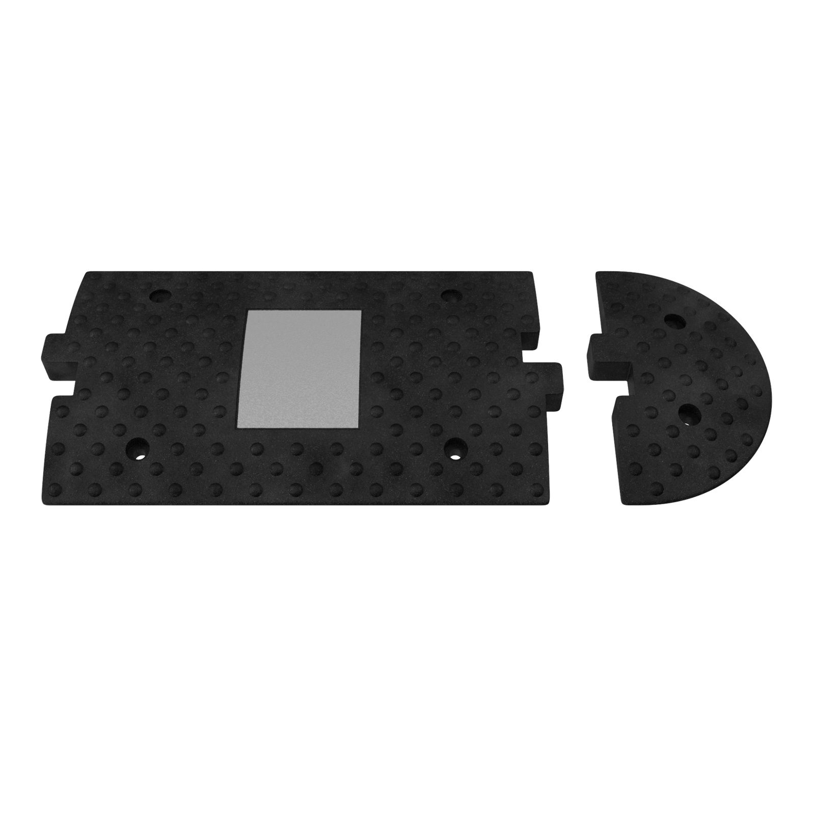 Лежачий полицейский ИДН-300-1 Средний элемент КОМПОЗИТ белый светоотражатель