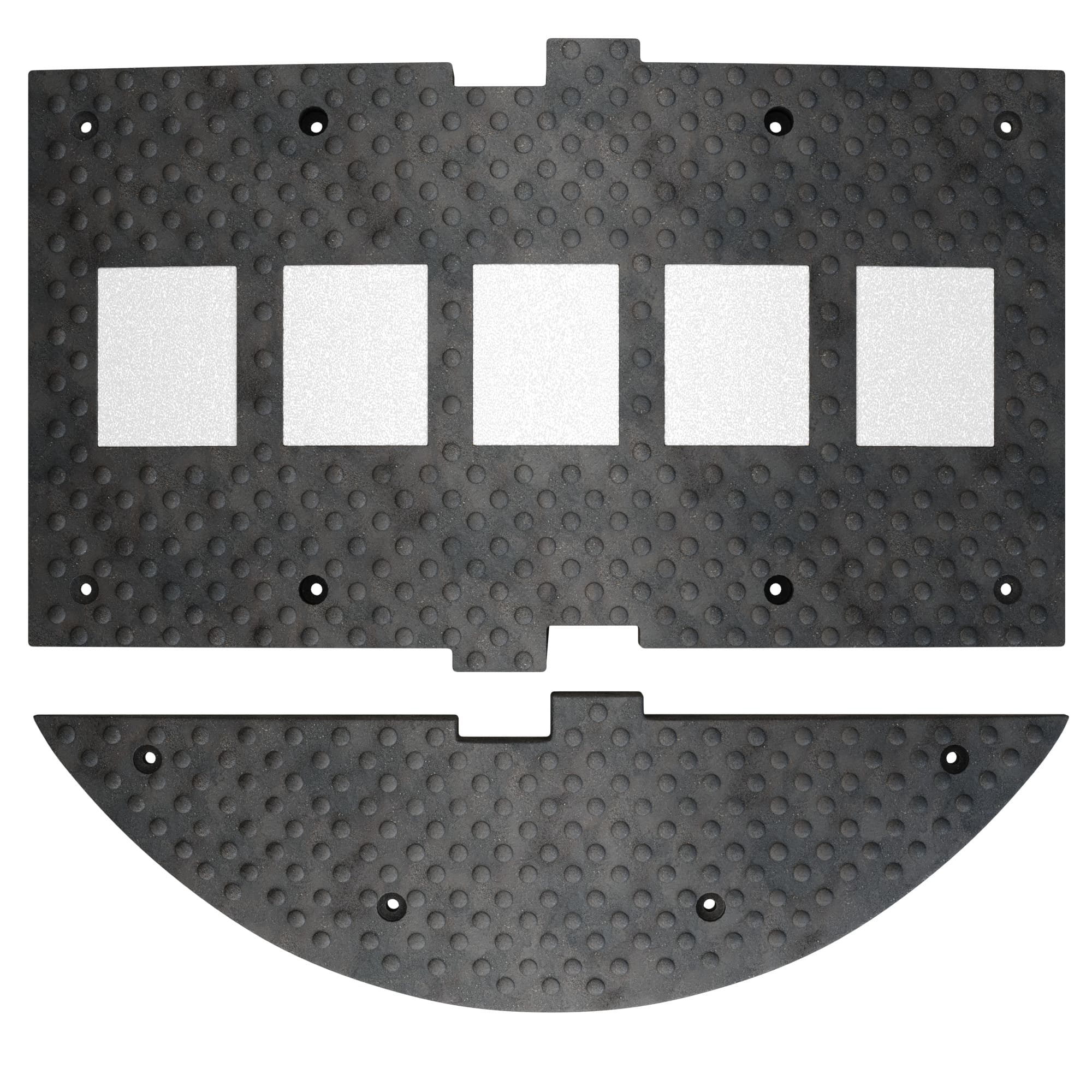 Лежачий полицейский ИДН-900-2 концевой элемент КОМПОЗИТ