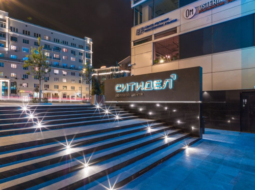 Обустройство парковки БЦ «Ситидел»