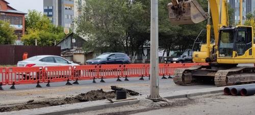 Ограждения места дорожных работ