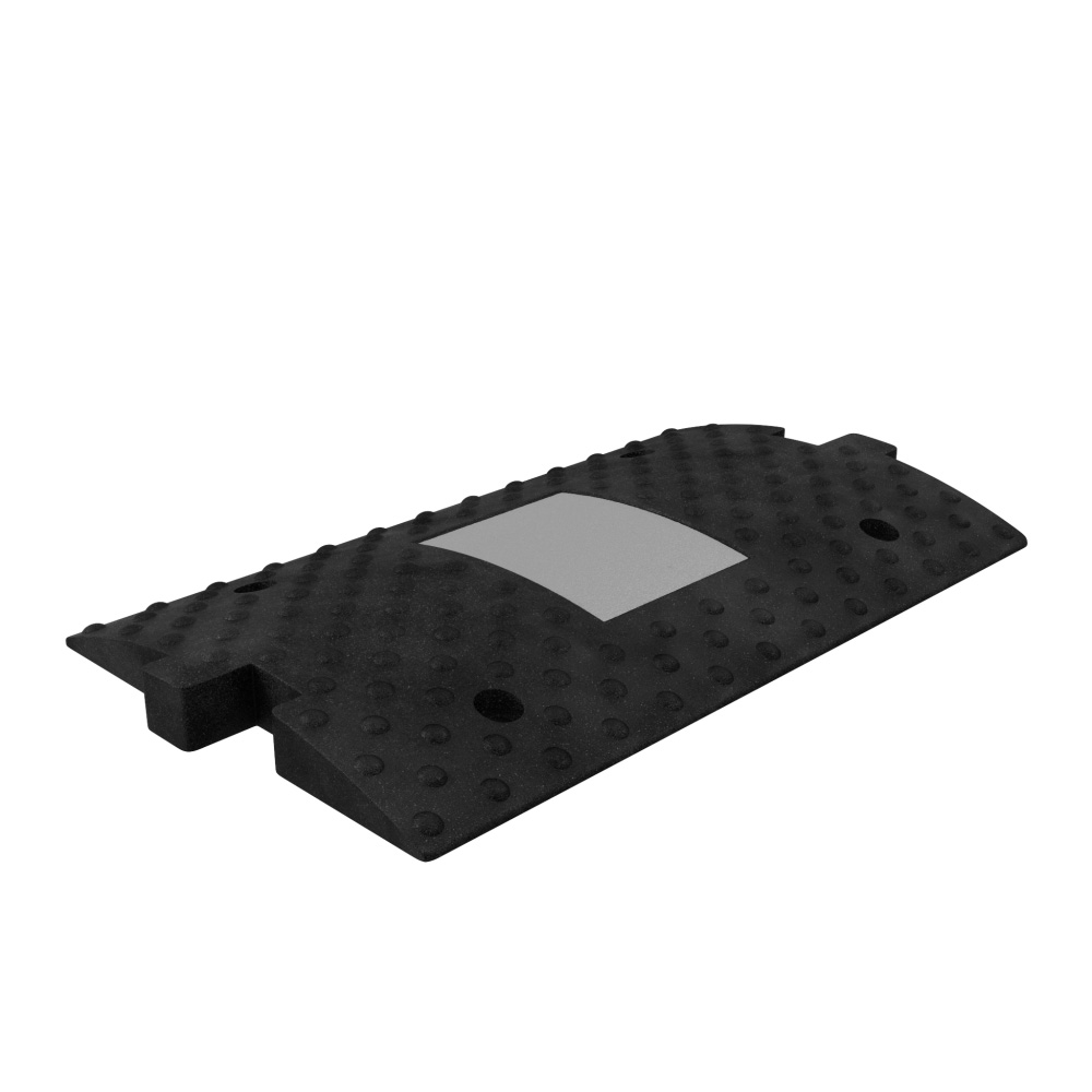 Лежачий полицейский ИДН-300-1 Средний элемент КОМПОЗИТ белый светоотражатель