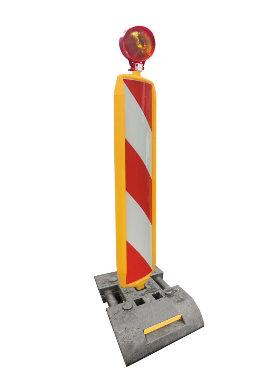 Ограждение «Солдатик» в комплекте с подставкой 20 кг и фонарем Опти ЛЭД 200