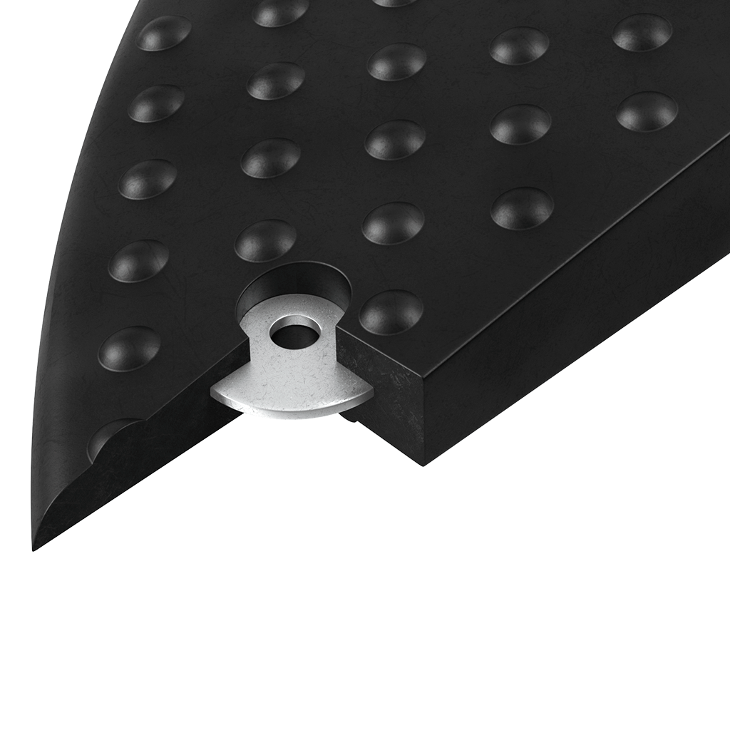 Лежачий полицейский ИДН-900-2 Концевой элемент + Усиленное крепление