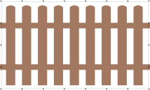 Баннерная cетка «Штакетник»