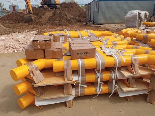 Колёсоотбойники металлические усиленные для зоны разгрузки