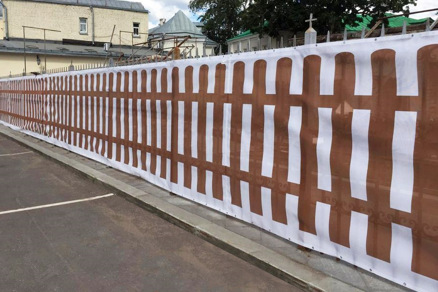 Баннерная cетка «Штакетник»