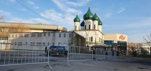 Ограждение участка производства строительных работ