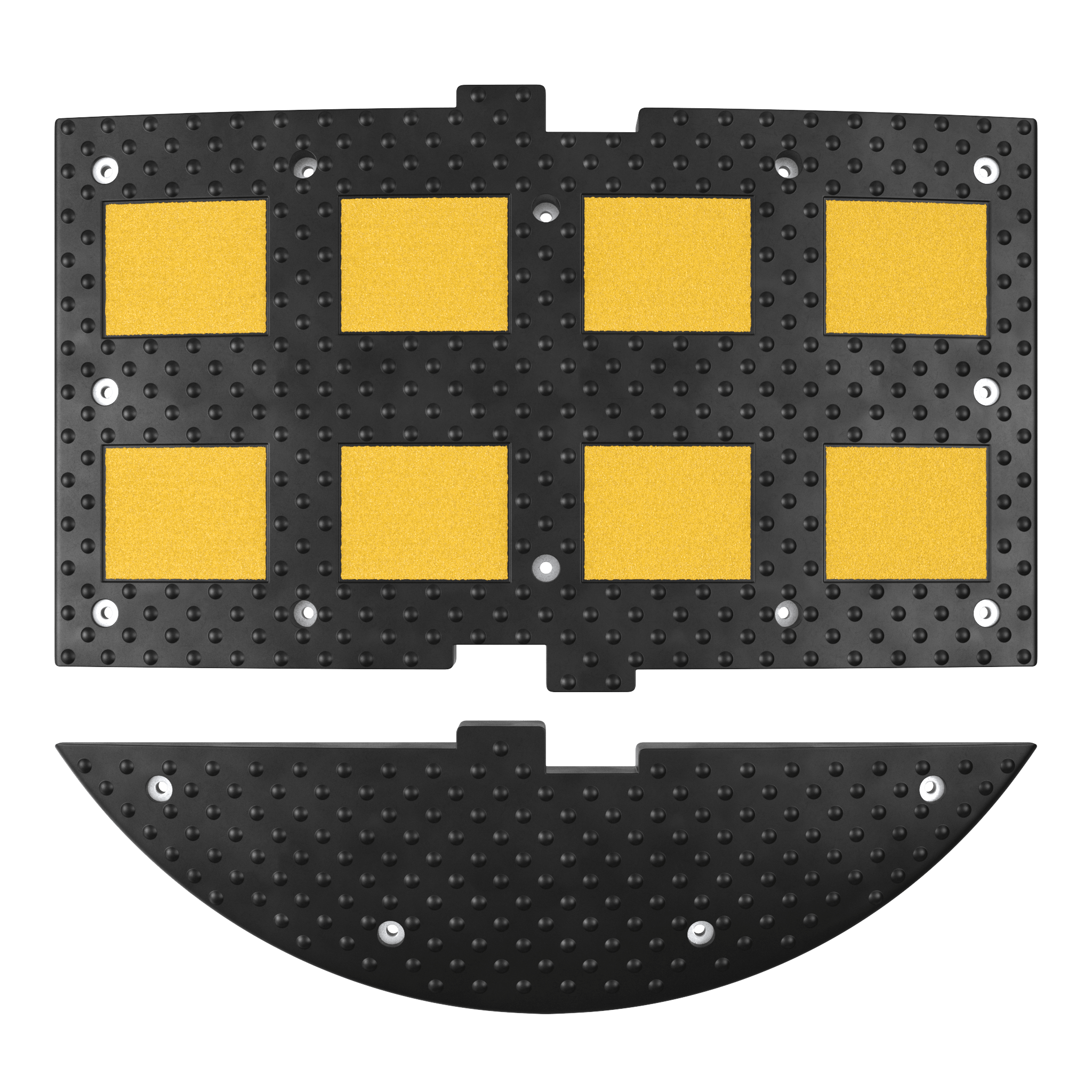 Лежачий полицейский ИДН-900-1 Средний элемент Сотовая структура + Усиленное крепление