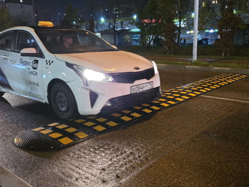 Установка ИДН на проезжей части