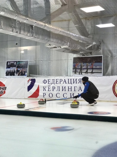 Обустройство входной зоны для кёрлинг арены