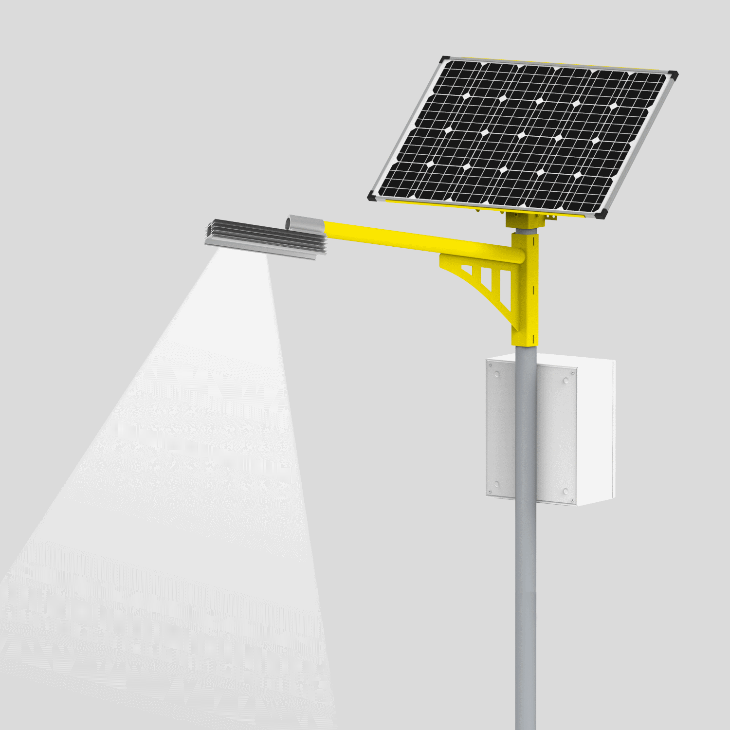 Автономный комплекс освещения LightNET с датчиком движения 150Ач/280Вт/SL40