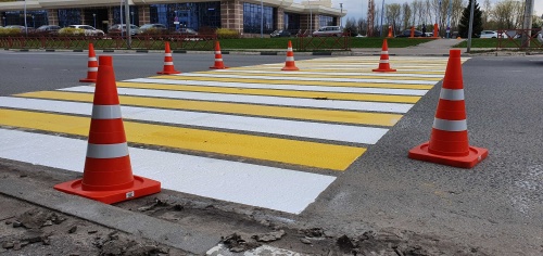 Разметка пешеходного перехода