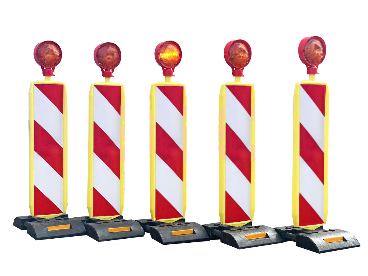 Ограждение «Солдатик» в комплекте с подставкой 20 кг и фонарем Опти ЛЭД 200